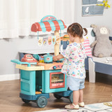 Kids Kitchen Playset Trolley