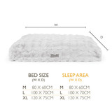 Scruffs Alpine Mattress Champagne  Medium - 80cm x 60cm
