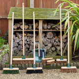 Burgon & Ball RHS Garden Sweeping Brush Soft Synthetic Fibres 12"