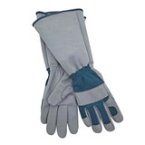 Town & Country Gloves Gauntlet Leather Blue - S / M / L