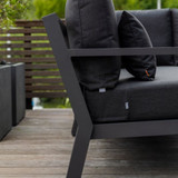 LIFE Timber Corner Sofa Set – Lava Frame & All-Weather Cushions