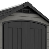 Keter Premier 7.5 x 7 ft Outdoor Plastic Garden Shed - Grey