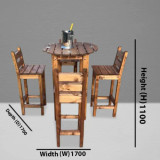 Charles Taylor Deluxe Alfresco Bar Set - 4 Seater HB229HD