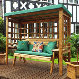 Charles Taylor Wentworth 3 Seater Arbour - Green HB145GHD
