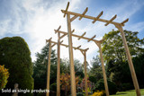 Forest Garden Hanbury Flat Top Arch