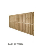 Forest Garden 6ft x 3ft (1.83m x 0.93m) Dipped Treated Closeboard Fence Panel - Pack of 3
