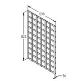 Forest Garden Heavy Duty Trellis - 183 x 122cm - Pack of 5