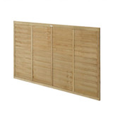 Forest Garden 6ft x 4ft (1.83m x 1.22m) Pressure Treated Superlap Fence Panel - Pack of 4