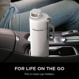 Ninja Thirsti 700ml Travel Bottle Steam White