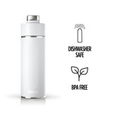 Ninja Thirsti 700ml Travel Bottle Steam White