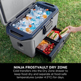 Ninja Frost Vault 50QT/47L Hard Cooler with Dry Zone, Slate Grey