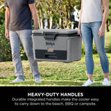 Ninja Frost Vault 50QT/47L Hard Cooler with Dry Zone, Slate Grey