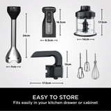 Ninja Foodi 3-in-1 Hand Blender, Mixer & Chopper CI100UK