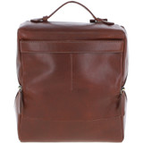 Leather Toiletries Kit  Bag- Chestnut