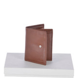 Flipside 6 Card ID & Coins Dual Bill Fold Tab Wallet - Tan