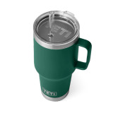 Yeti Black Forest Green Rambler 35oz Straw Mug