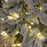 6.5ft / 200cm Snowy Harmony Spruce Lit Christmas Tree