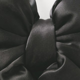 Black Decorative Christmas Bow - 27cm