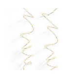 756 Lumineo Outdoor LED Micro Extra Dense String Lights, Warm White, Silver Cable