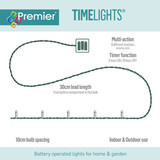 Battery Operated Rainbow/With Timer Lights - 100