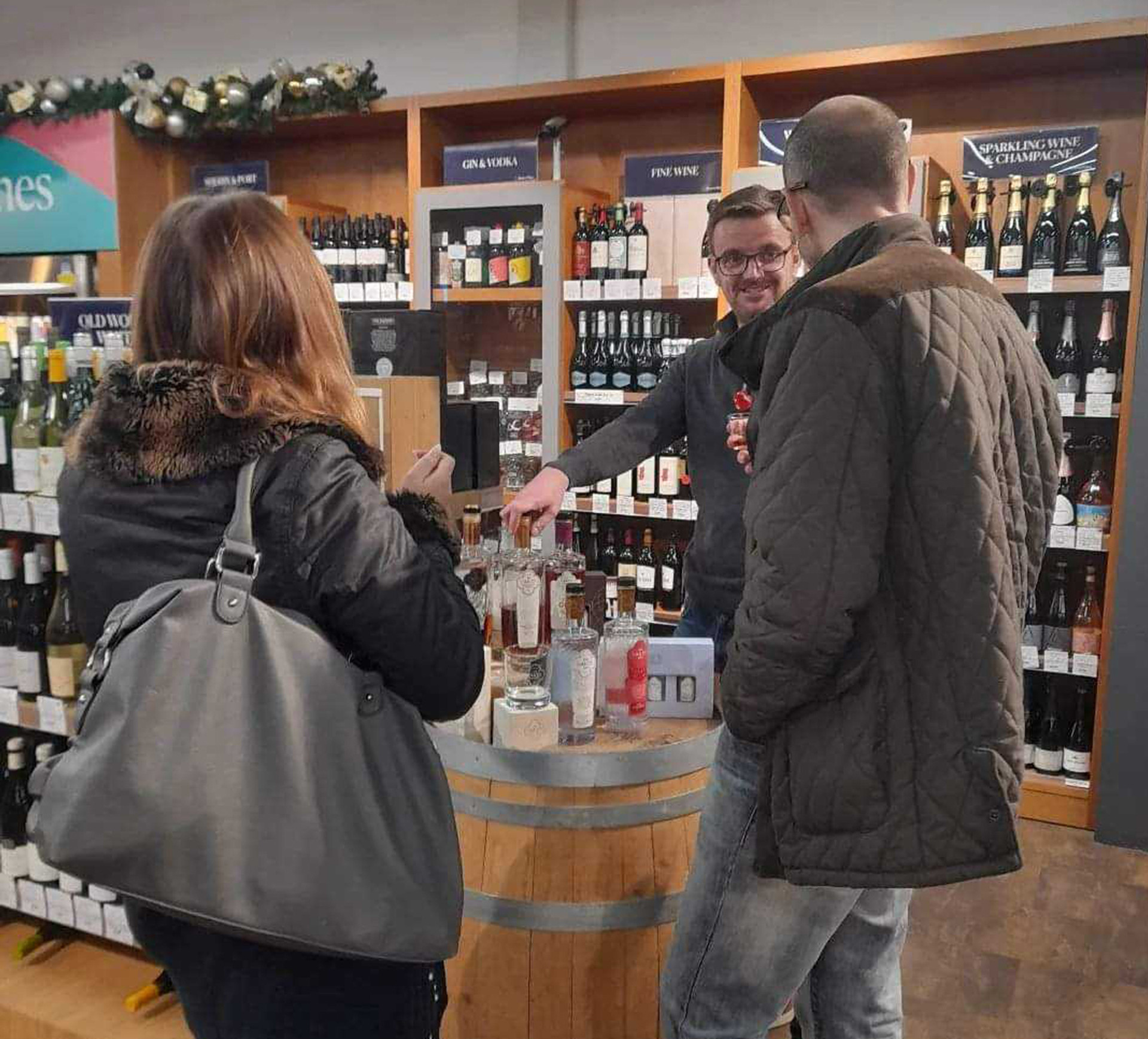 Shelves of wines at Reserve Wines