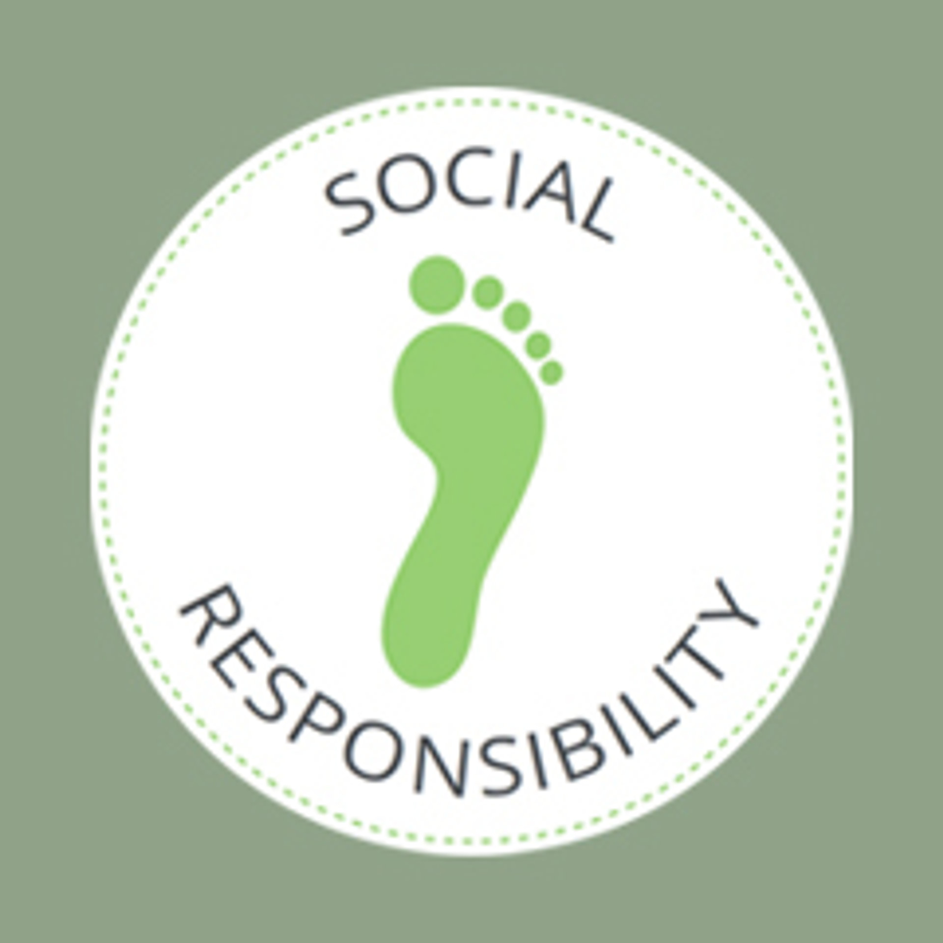 Social responsibility badge