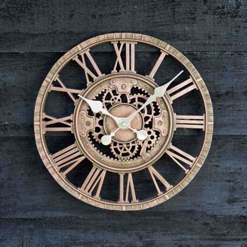 Smart Garden Newby Mechanical Wall Clock Bronze