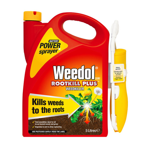 Weedol Rootkill Plus Weedkiller - Battery Power Sprayer 5lt