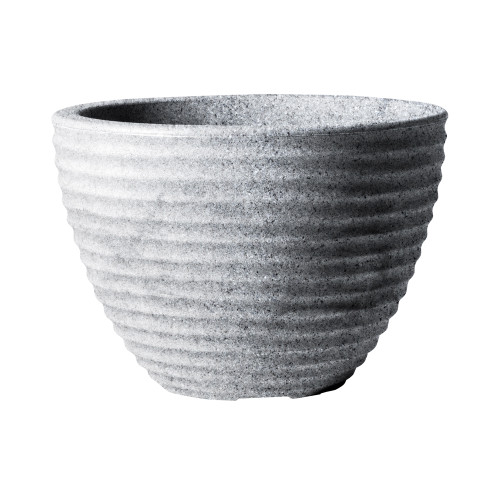 Low Honey Pot Alpine Grey 37cm