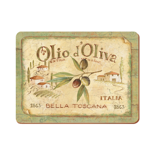 Creative Tops - Olio D Oliva Pack Of 6 Premium Placemats