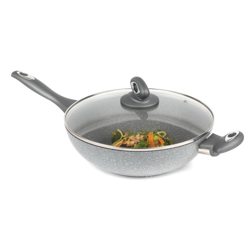 Salter Marble Wok - 28cm