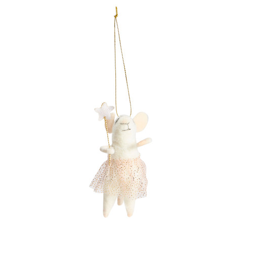 White Mouse Princess with Star Wand