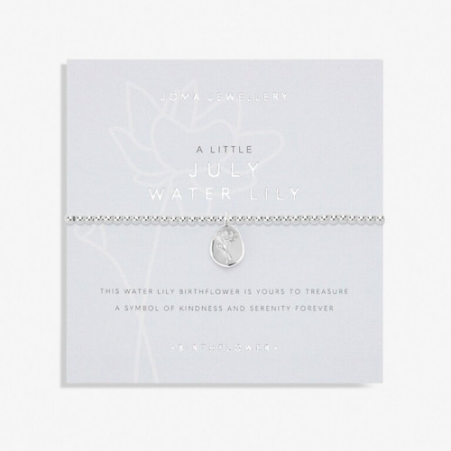 Joma Birth Flower A Little' July' Water Lily Bracelet