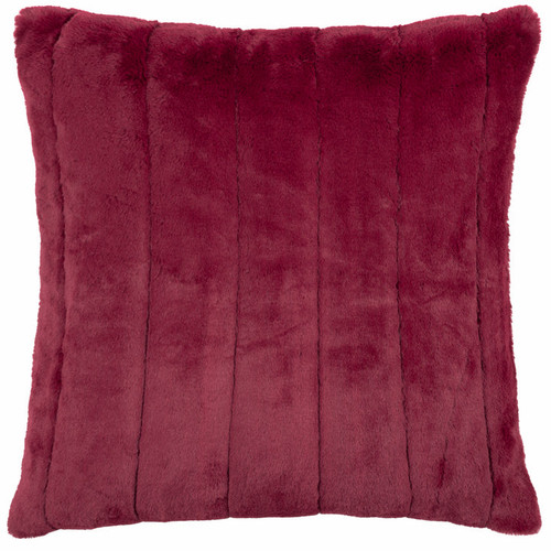 Empress Faux Fur Cushion Ruby 45 x 45 cm
