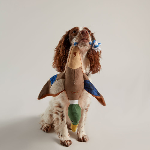 Joules Plush Printed Blue Duck Toy