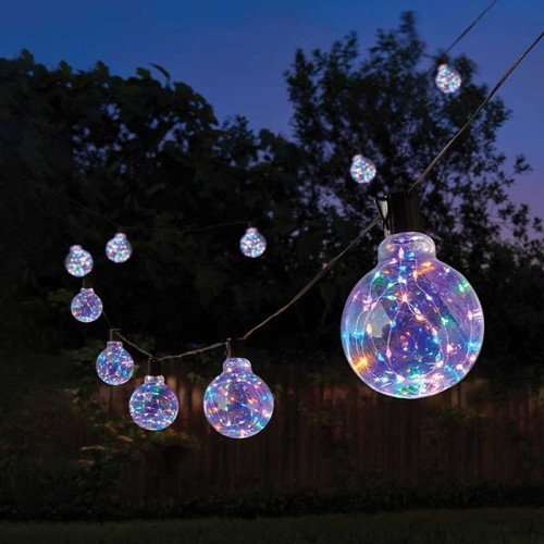 Eureka Connectable Galaxy Festoon Firefly String Lights - Multi Coloured - Set of 20