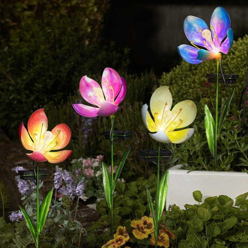 Smart Solar Decor Stake Bloom Assorted