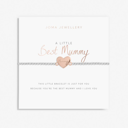 Joma  A Little 'Best Mummy' Bracelet In Silver Plating