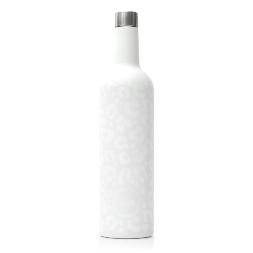 Sup Drinkware Insulated Wine Bottle Snow Leopard
