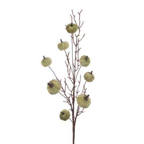 Autumn Velvet Pumpkin Spray 74cm