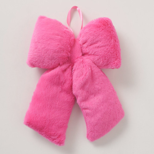 Pink Decorative Christmas Bow - 38cm