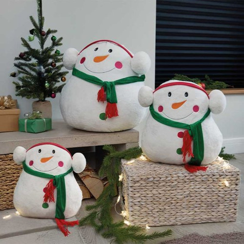 Smart Garden Squeezy Christmas Snowman Plush - XL