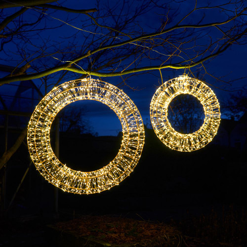 Three Kings Galaxy Wreath - Warm White 960LEDs