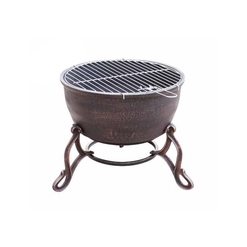 Elidir Cast Iron Fire Bowl & BBQ Grill | Patio Heaters | Outdoor Heating