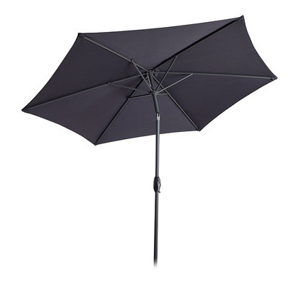 Hartman Balearic Market Parasol - Grey /Dark Grey