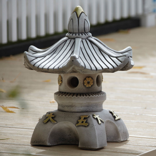 Border Stoneware Single Top Pagoda