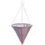 Rattan Effect Brown Hanging Cone 35cm