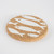 Printed Cork Coaster Fish White Set 4