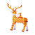 LED Standing Reindeer with Woodland Animals Brown / Cool White