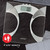 Ultra Slim Glass Analyser Bathroom Scales - Measures Weight, Body Fat, Body Water & BMI, White